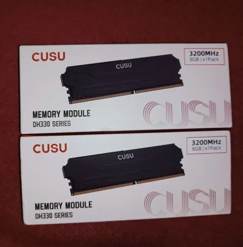 Kit 16GB RAM DDR4 3200MHz CUSU (2x8GB) Desktop - Novo