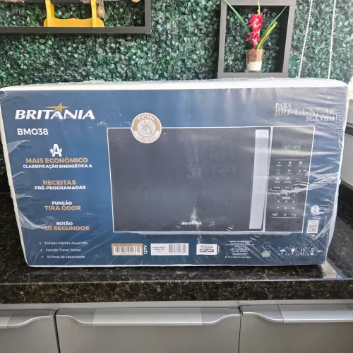 Micro-ondas Britânia BM038 33 Litros 110v - Novo, Lacrado