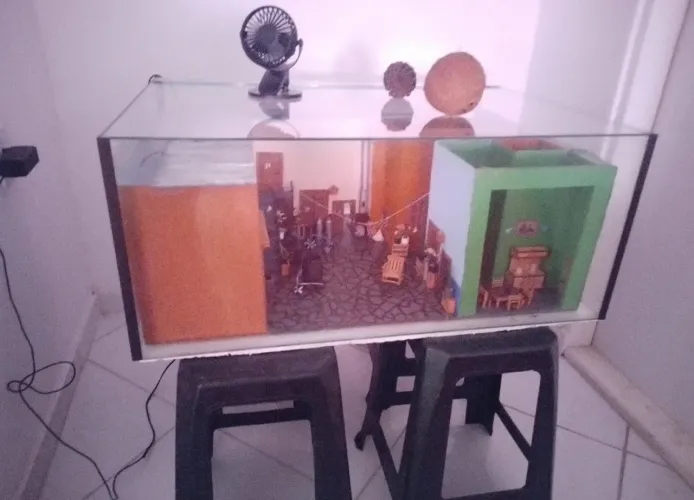 Vila do Chaves em Aquário - Artesanato em Papelão