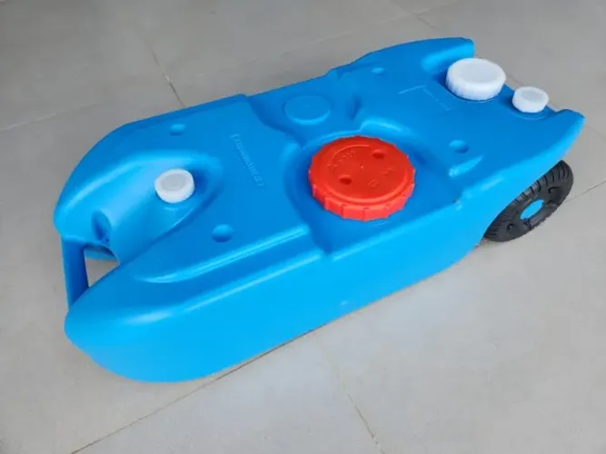 Reservatório Portátil Descarte Detritos 40l Azul Leão - Rv (Usado)