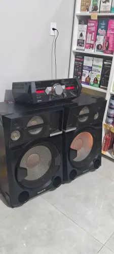 Aparelhagem sony Sheik 77... 3000 watts rms de potência