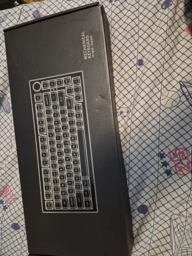  TECLADO MECÂNICO 75% COM KNOB - NOVO NA CAIXA