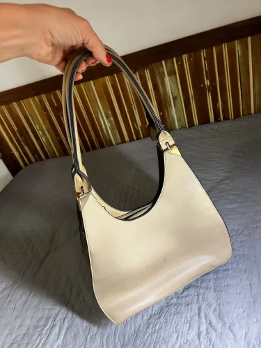 Bolsa de Ombro Bege Claro