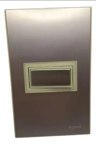 Conjunto Interruptor Simples+Placa 4x2+Suporte-Linha Elite Pial