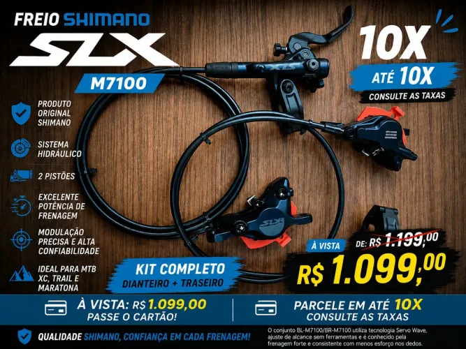 Freio SLX m7100 novo sem uso 