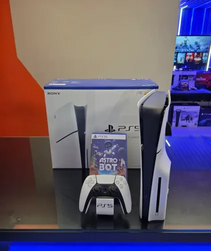 PS5 SLIM 1TB c/ Leitor + Brinde c/ GARANTIA. Temos Loja Física!