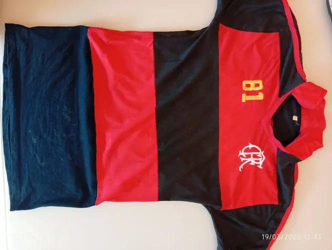 Camisa do Flamengo retrô