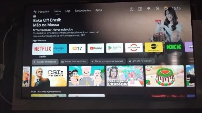 Tv smarts de 55 polegadas. 5 meses de uso, Com nota fiscal! 1.800