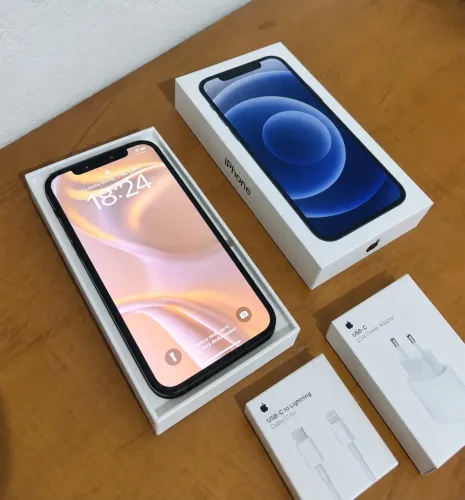 iPhone 12 64GB - Caixa Original - Bateria 85%