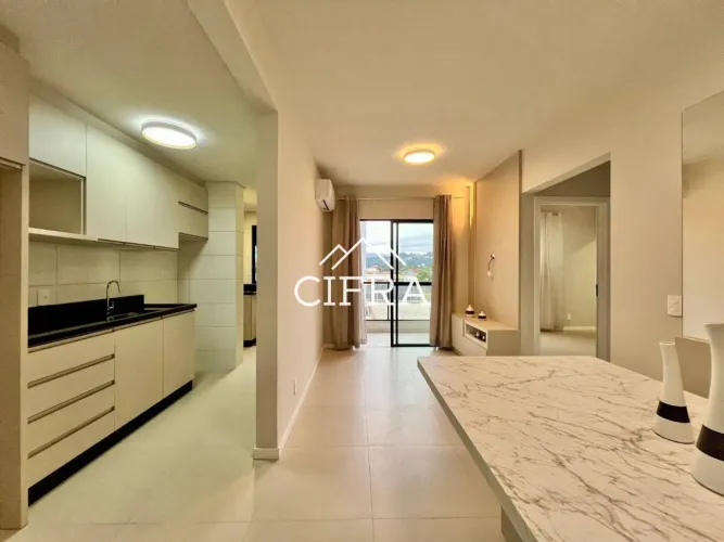 Apartamento - Aluguel - 02 Dormitórios - 54m2 - Semi Mobiliado - Estrada Blumenau - Spazio