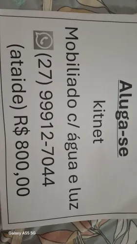 Aluga-se kitnets 