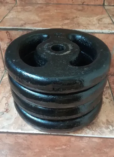 4 anilhas 10 kg