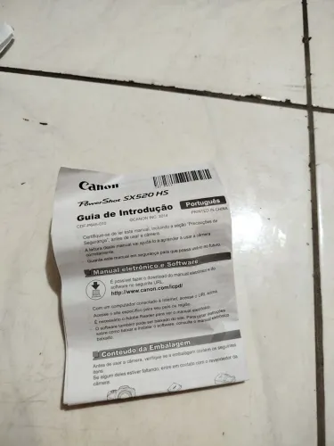 Câmera fotográfica semi profissional 