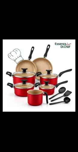 vendo conjunto de Panelas Antiaderente 10 Peças Teflon