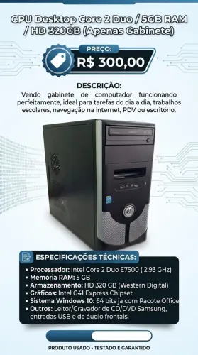 Computador PC Desktop