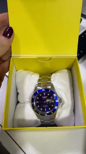 Invicta Relógio masculino de quartzo Pro Diver com pulseira de aço inoxidável