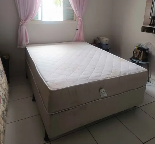 Colchão casal D-33 gynflex 24cm altura mais base box completo