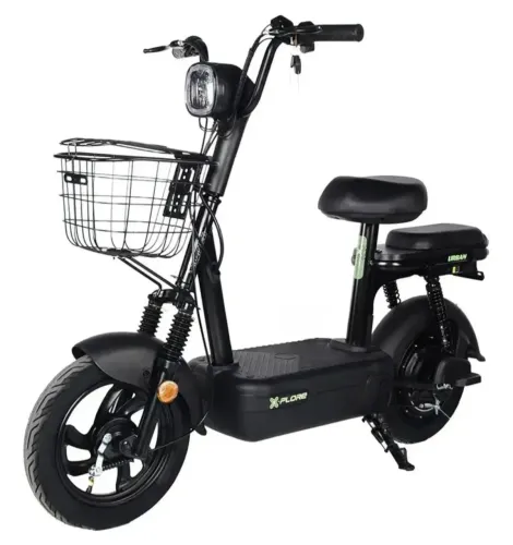 Bicicleta Scooter Elétrica Xplore 48v/ 12ah 500w Sem Cnh Preto  *