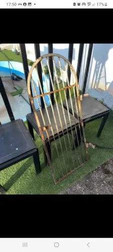 Portãozinho de Ferro para Casinha de Cachorro ou Canil
