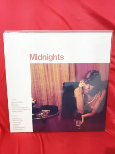 Taylor Swift Midnights Blood Moon Vinil Laranja Importado