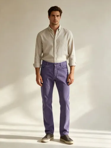 Calça Masculina Project Uomo Veludo Cotele 54