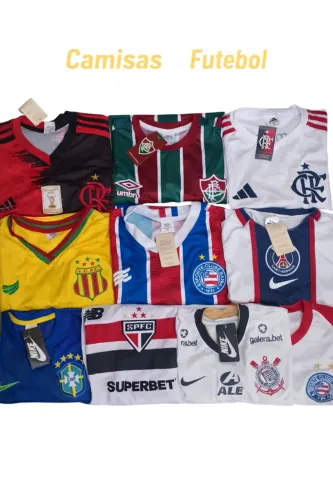 Kit 10 Camisas times de futebol