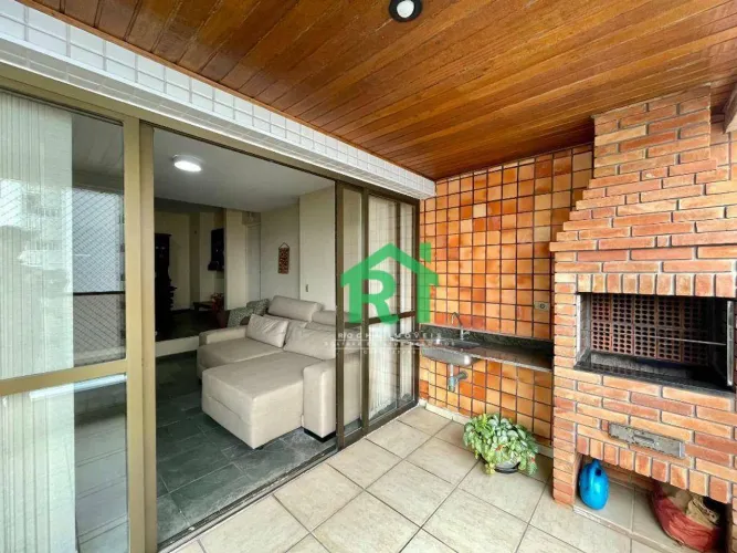 Apartamento com Vista mar, Varanda Gourmet, 4 Quartos (2 Suítes), 1 Vaga, Área de Lazer, A
