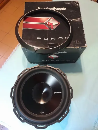 Subwoofer Rockford fosgate P3 de 12" 600RMS 2+2 ohms