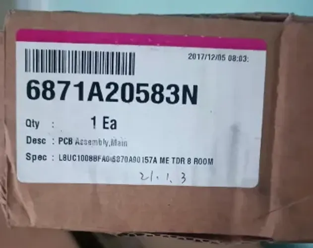 PLACA PRINC COND LG - 6871A20583N