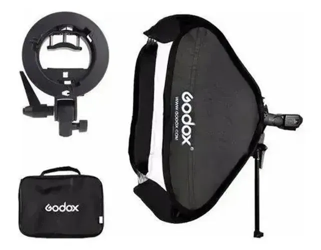 Softbox Para Flash Speedlight 40x40 Godox (canon/nikon/sony)
