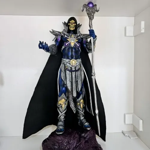 Estátua Esqueleto Skeletor Heman Masters Universe MOTU 1/6 N/ iron studios sideshow