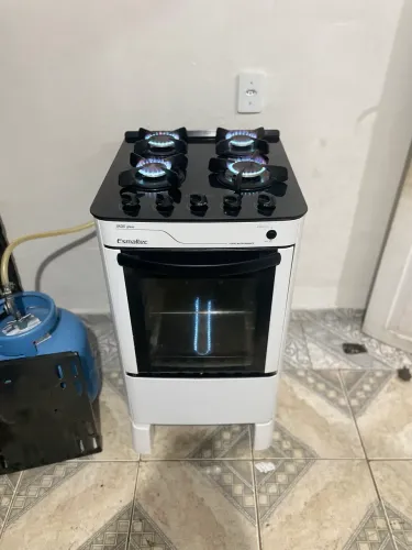 Fogão Tampo de Vidro FAÇO ENTREGA