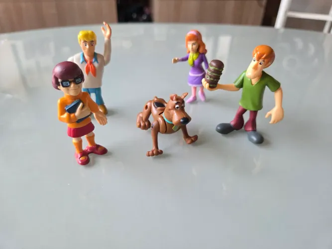 Bonecos Miniatura turma do Scooby Doo