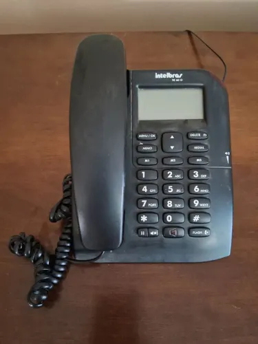 Telefone fixo c/identificador de chamadas Intelbras
