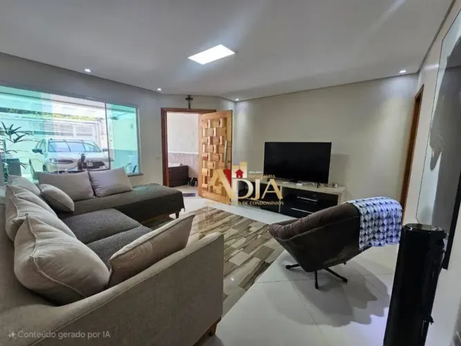 Casa com 3 dormitórios à venda, 156 m² por R$ 990.000,00 - Vila Scarpelli - Santo André/SP