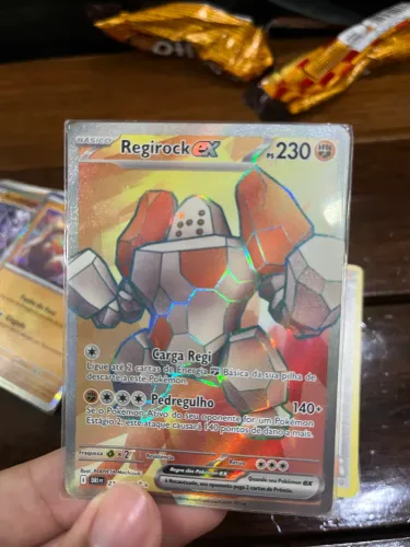 Regirock ex - Rivais Predestinados - Pokémon TCG Original Intacto