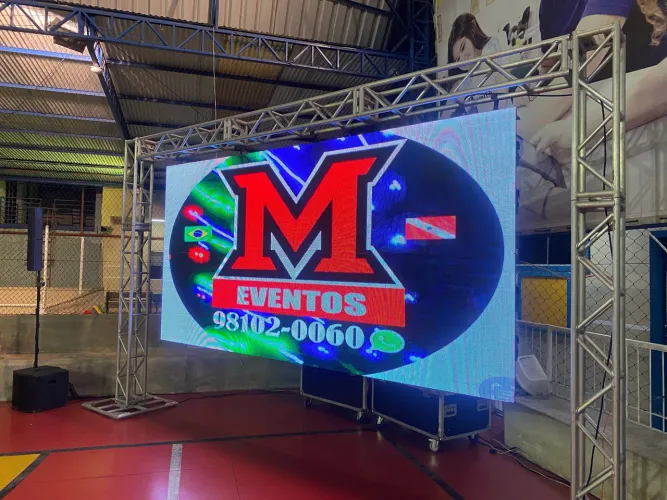 TELÃO, PISTA E PASSARELA DE LED