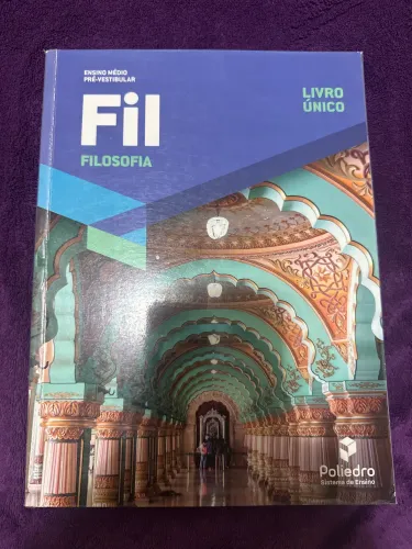 Livro pré vestibular poliedro de filosofia ensino médio Enem