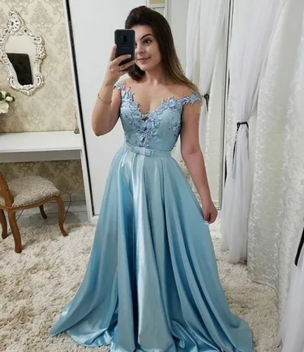 Vestido Serenity Tule Bordado