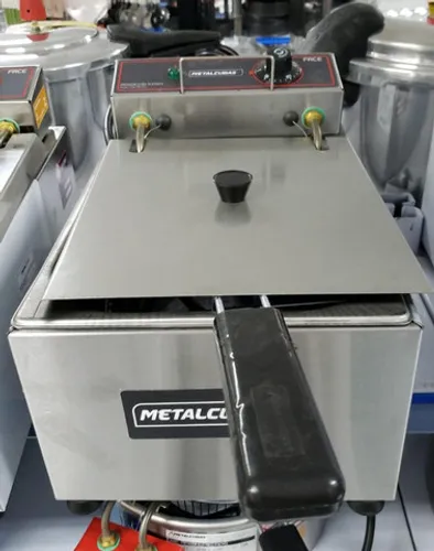 Fritadeira eletrica 5 litros metalcubas com tampa 4000w 220v (nova) Alecs