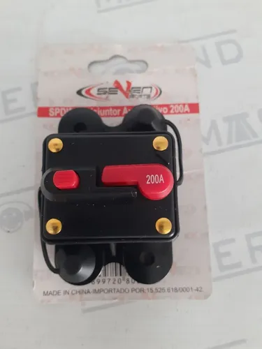 Disjuntor automotivo. 200 amperes. Novo. 