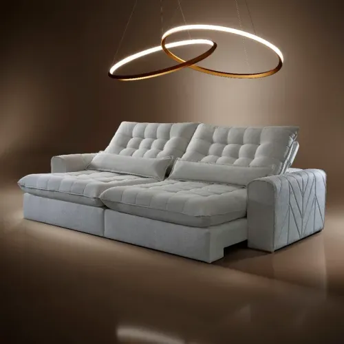 Sala sofá retrátil e reclinavel 250 cm 
