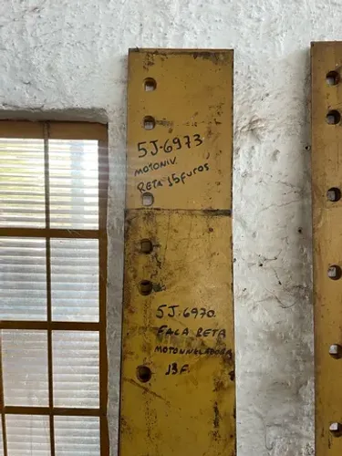 Jogo de faca lâmina RETA motoniveladora