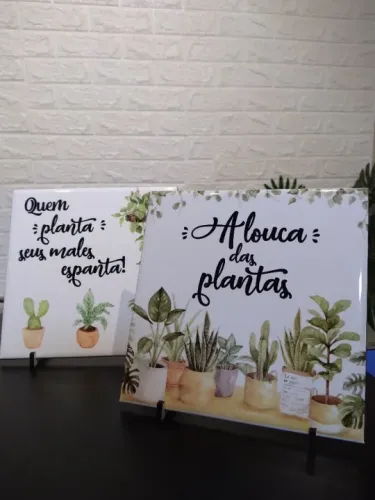 Quadros decorativos de cerâmica personalizados