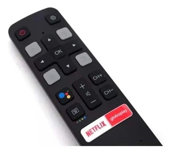 Controle Remoto Tcl Tv Smart Rc802v 55p8m Netflix Globoplay