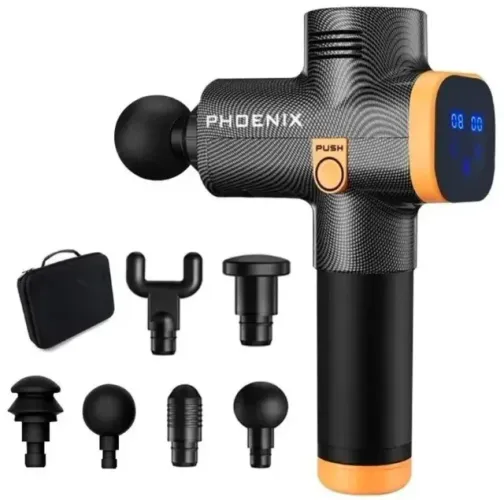 Massageador Elétrico Phoenix A2 Profissional Digital Cor Preto 110v/220v