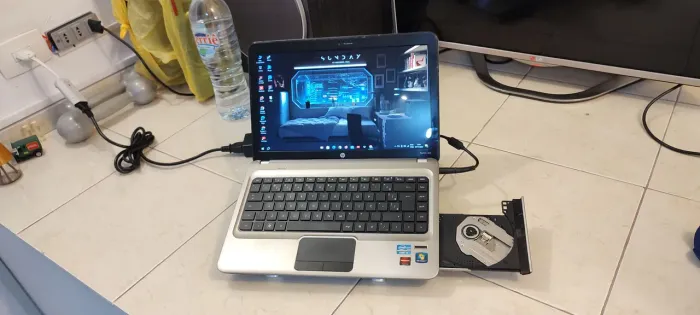 Notebook HP com tela de 15.6 polegadas