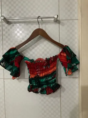 Blusa feminina estampada Novo