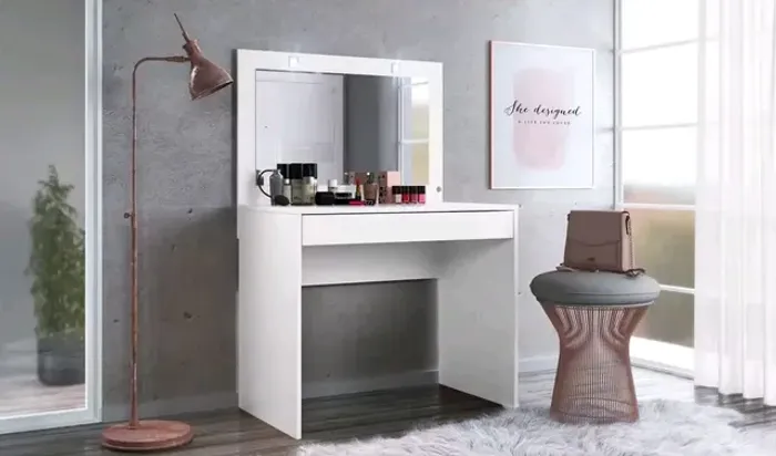 Penteadeira branca com 1gaveta 91cm 