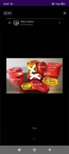 Tupperware com 50% ÚLTIMAS PEÇAS